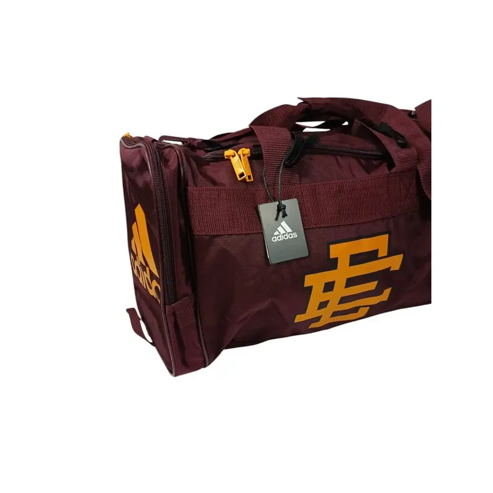 adidas x Eric Emanuel Midnight Madness Gym Duffle Bag Maroon Orange NEW